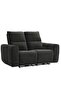 Quantum 2 Seater Fabric Power Motion Recliner - Grey, Plywood + LVL, Comfortable & Stylish - 3