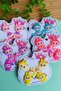 6 Pieces of Buckles with Labubu Figure (4 Pieces of Rubber - 2 Pieces of Pin Buckles) - 7
