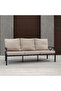 Torino 9-Seater Outdoor Sofa Set - Modern Grey Design, Durable Steel Frame, Comfortable Cushions - 7