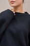 Black Knitwear Casual Sweater - 6