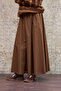 Bitter Brown Balloon Skirt - 3