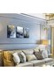 Abstract 3-Piece Framed Canvas Wall Art 40x60cm – Modern Ink Painting for Living Room Bedroom