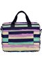 Laptop Bag, 15.6" Padded Sleeve, Water-Resistant Nylon, Organizer Pockets KP026 (MULTI COLOR STRIPS) - 5