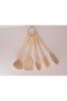 5 Pieces Heat Resistant Silicone Cooking Set Fireproof Non-Stick Serving Set - 5