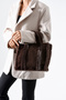 Rabbit Plush Tote Shoulder Crossbody Bag Width:28 cm Length:25 cm Bottom:12 cm - 2