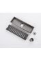 Fashion Home 12'' Linear Shower Drain – Gun Gray SUS304 Stainless Steel Floor Drain, 30CM x 10CM R - 3