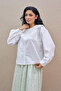 White Poplin Shirt with Fisto Collar - 6