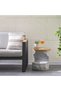 Bloom MGO Side Table - Multi Color Outdoor Garden Ornament - Stylish 39.5" Table for Patio - 4