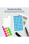 Removable Neon Green Dot Stickers 1/2 Inch, Pack of 840 Round Stickers (5052),Small - 4