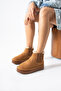 Tan Feather Comfortable Women's Boots - 2