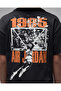 Jordan Black-Orange Cotton Children's T-Shirt 95F059 - 5