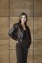 Women's Shirt Collar Epaulet Detailed Premium Leather Jacket - 7