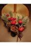 Kokina New Year's Flower, Artificial Pine Cone Cherry Cluster, Decorative New Year Ornament, 13 cm - Set of 12 - 2