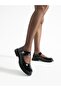 Clash Black Patent Leather Velcro Women's Loafer with Hard Hat - 3