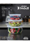 3-Piece Round Food Storage Container Set - BPA Free,500ml/900ml/1500ml,BB4030 - 3