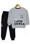 Boys' 3-Strand Sharded Winter Tracksuit Set / 2-10 Years Old / Boys' Sweatshirt, Trackpants - 2