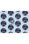 New Year Happy New Year Sticker Set, New Year Gift & Package Label, 108 Pieces, 33X33Mm, Blue (4 Designs) - 7