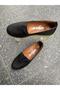 Black Outer Material Skin Leather Orthopedic Sole Casual Shoes - 2