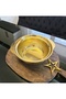 Gold Stainless Steel Mixing and Salad Bowl 25 cm Whisking Kneading Dough Storage Bowl - 2