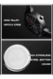Men's Black Steel Wristwatch with Red 3D Rotating Rim Design - Waterproof, - 5