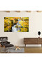 Wall panel - view - 724 - divided into five equal pieces