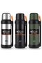 Travel Thermos Stainless Steel Vacuum 1 Liter |   Hot & Cold Beverage Storage - 4