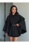 Women's Winter Cashmere Poncho - 2