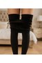 Women's Plush Thermal Black Pantyhose Tights Stockings - Thermal and Plush Model - 5