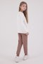 Girls' Cotton 3 Thread Ribbed Crew Neck Bottom-Top Set Q3Pkl4Kk27 - 4