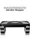Multi Level Aerobic Step Exercise training workout stepper 2 to 5 Adjustable Step Level - 8