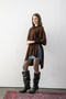 Women's Belted Knit Poncho / Cape – Stylish and Comfortable Poncho, Knit Poncho - 3