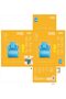 66503NP Inflatable Armchair, 109 cm x 109 cm x 79 cm Size, Transparent Blue - 8