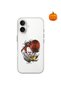 Dali Design iPhone 16 Compatible Transparent Case with Horror 1 Design