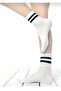 10 Pairs of White College Socks, Cotton, Comfortable, Regular Length - 2