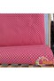 Red Daisy Patterned Water and Stain Repellent Panama Linen Small-Scale Premier Duck Fabric Cloth 100X180