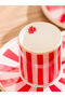 Lcw Home Red Printed Porcelain Coffee Cup Set for 2 People - 3