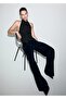 Velvet fabric pants - 7
