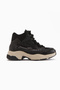 Nency Black Lace-Up Women's Sports Boots - 2