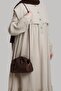 Elix Drawstring Mouth Zippered and Magnetic Shoulder and Crossbody Women's Bag
