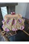 Straw Floral Bag