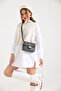 Estrella Green Genuine Flotter Leather Women's Shoulder Bag with Adjustable Strap