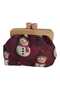 Wooden Scholarship Christmas Gift Snowman Patterned Chain Strap Women's Hand Shoulder Bag Clutch - 3