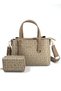 Set of 2 Women's 4-Compartment Shoulder and Handbag Wallet Combination - 5