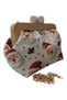Wooden Scholar New Year Santa Claus Patterned Drop Pattern Chain Strap Women's Hand Shoulder Bag Clutch - 6