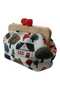 Wooden Scholar Black Polka Dot Patterned Chain Strap Women's Hand Shoulder Bag Clutch