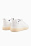 Lina Genuine Leather White Women's Sneaker Shoes - 6