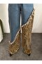 Leopard Print Jeans Trousers Embellished Design Palazzo Jeanologist - 5