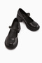Mirka Black Banded Women's Loafer Shoes - 5