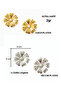 Pearl Daisy Figured Flower Model Earrings Daily Earrings Gift Earrings (1 Pair) - 5
