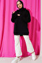 Three Thread Half Snap Sweatshirt